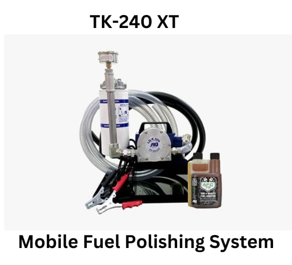  TK-240 XT Mobile Fuel Polishing System by AXI International, designed for efficient fuel purification and maintenance